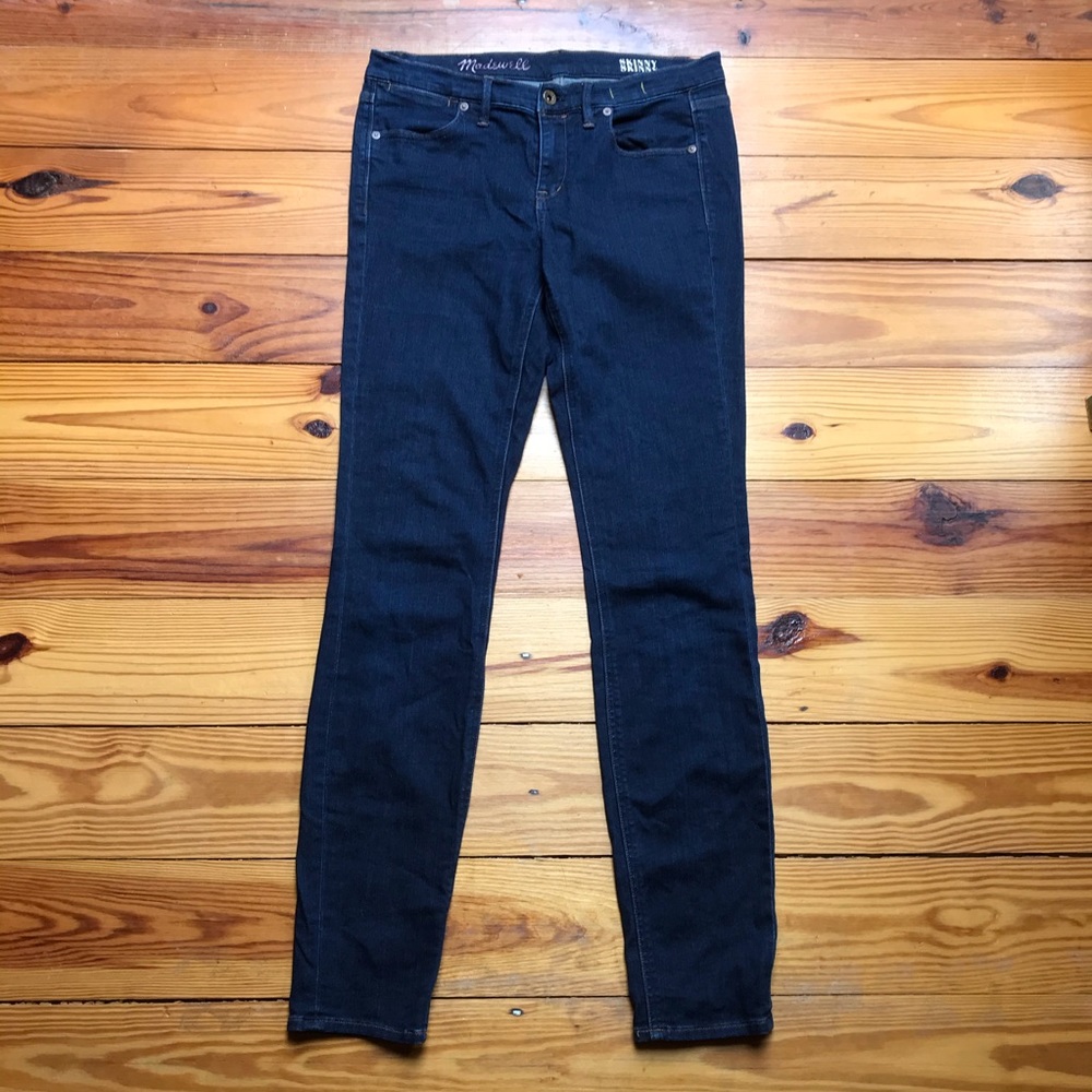 Madewell Dark Wash Skinny Jeans, EUC, 29 x 32